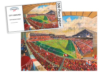 City Ground Stadium Fine Art Jigsaw Puzzle - Nottingham Forest FC